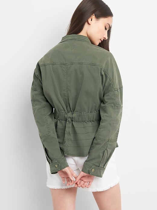 Image number 2 showing, Belted Utility Jacket