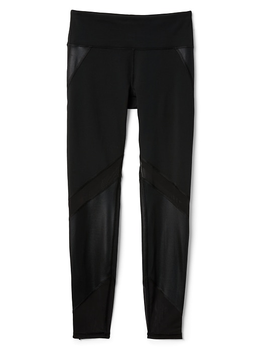 Image number 6 showing, GFast Blackout 7/8 Mesh and Shine Leggings