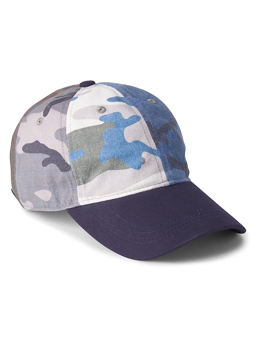 Image number 1 showing, Camo Patchwork Baseball Hat