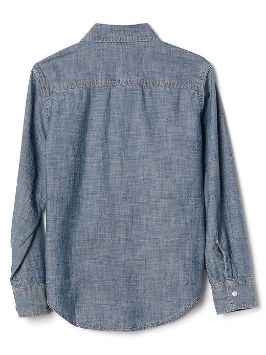 Image number 3 showing, Chambray Shirt