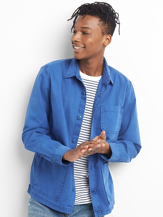 Gap shirt jacket outlet