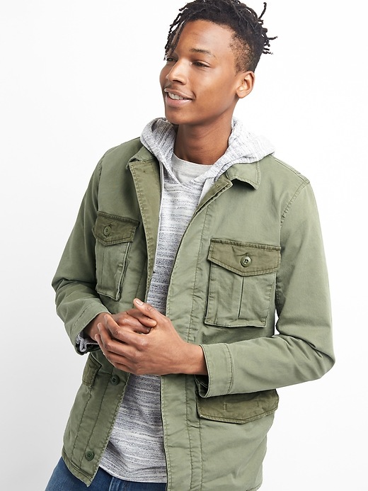 Image number 8 showing, Colorblock Field Jacket