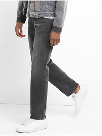 Slim Straight Jeans With Gapflex