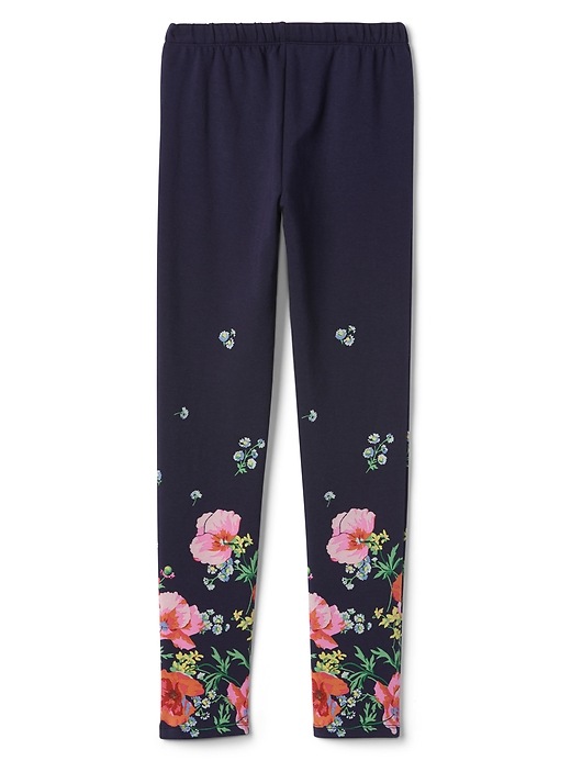 2 of 8 showing, with the color dark night floral of product Print Leggings in Soft Terry