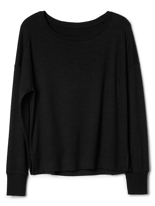 Image number 6 showing, Softspun Long Sleeve Boatneck Top