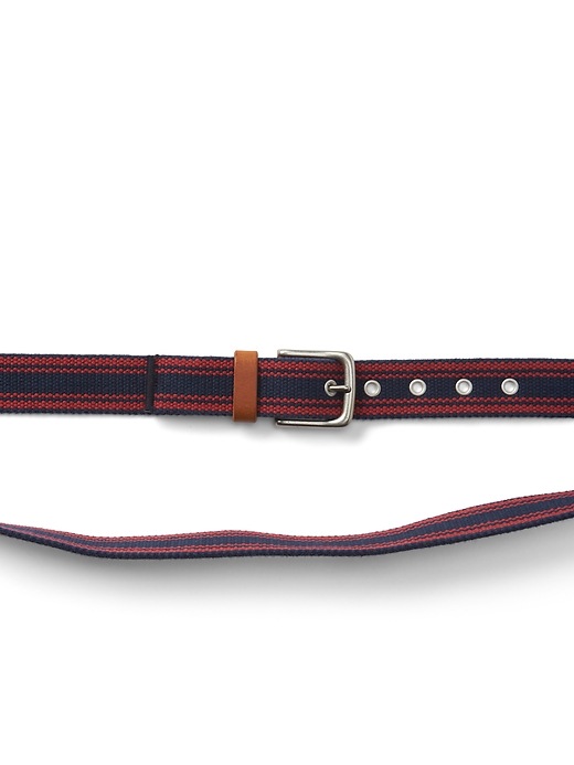 Image number 2 showing, Chino Stripe Web Belt