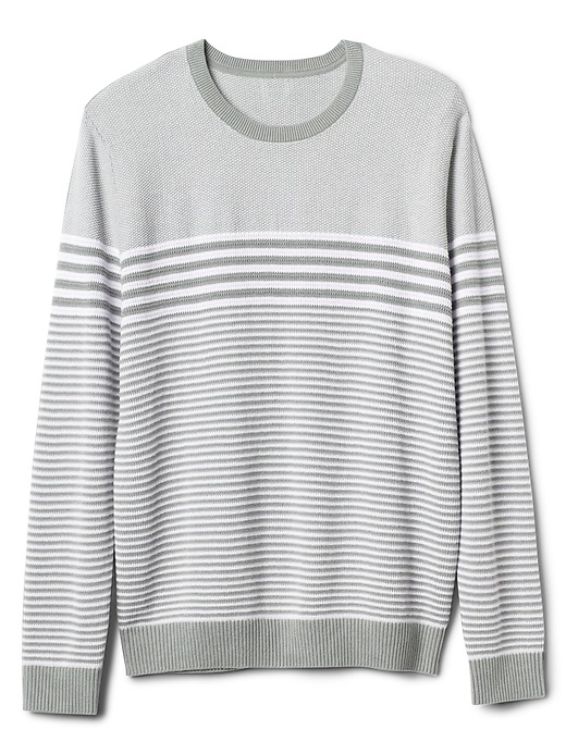 Image number 6 showing, Stripe Crewneck Pullover Sweater