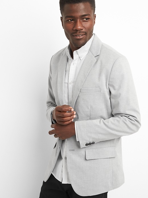 Image number 5 showing, Heather Grey Blazer