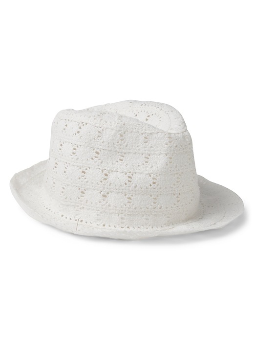 View large product image 1 of 1. Crochet Fedora