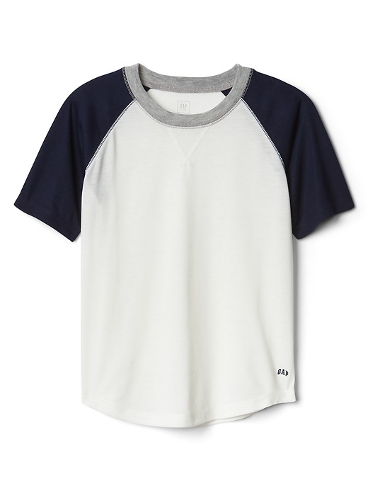 View large product image 1 of 1. Contrast Raglan PJ T-Shirt