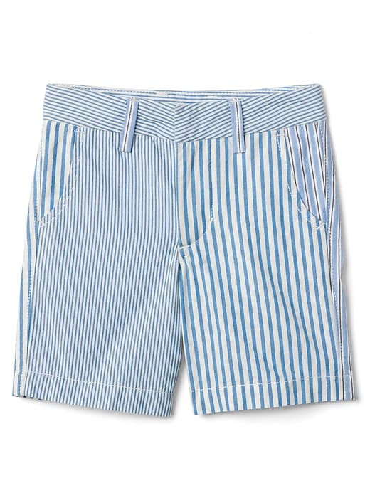 Image number 1 showing, 5" Stripe Chambray Shorts