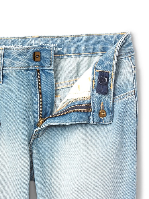 Image number 4 showing, Gap for Good Girlfriend Jeans with Space Patches