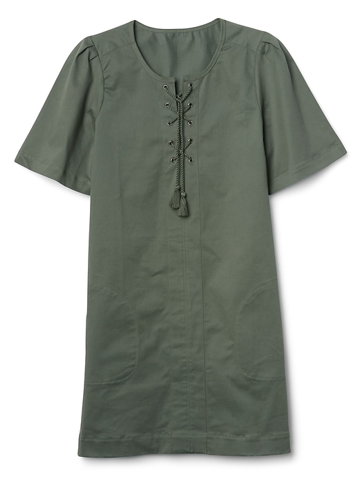 Image number 6 showing, Lace-Up Shift Dress