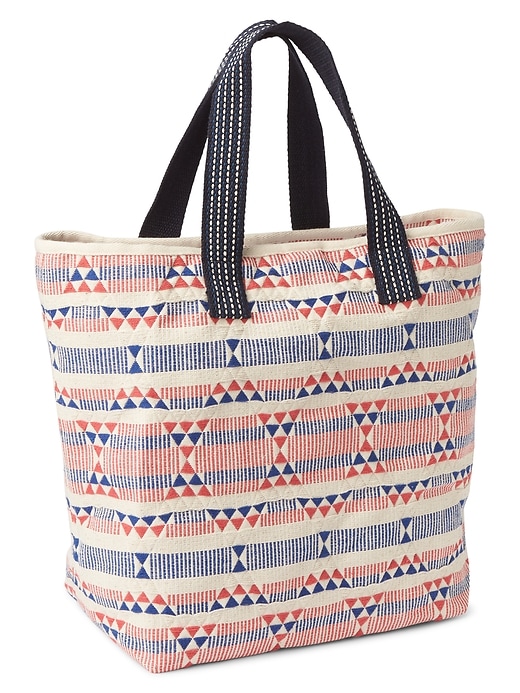 View large product image 1 of 1. Large Woven Tote