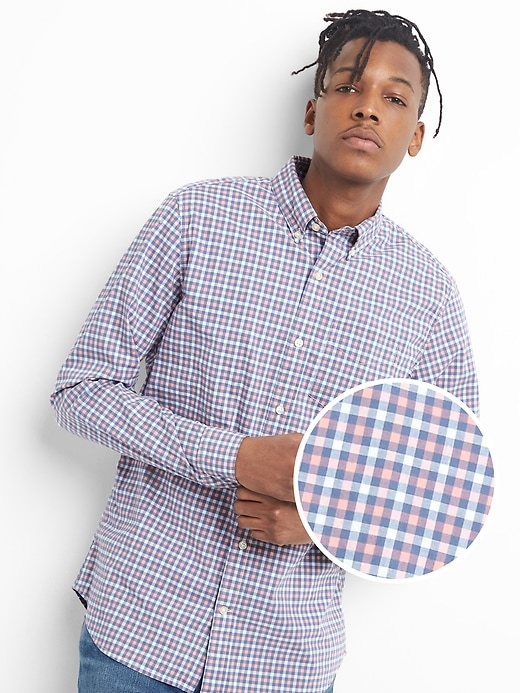 Lived-In True Wash Poplin Shirt | Gap