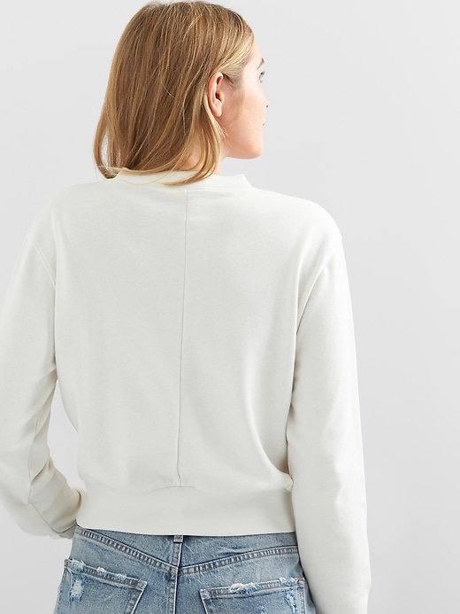 Image number 2 showing, Rose Embroidery Pullover Sweatshirt