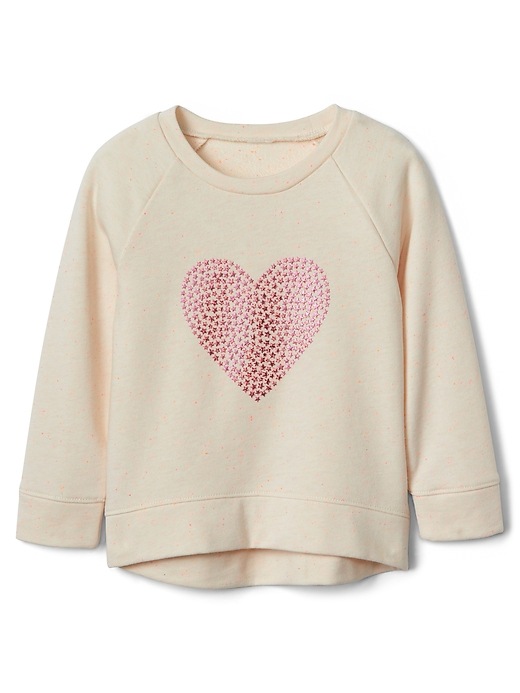 View large product image 1 of 3. Star Heart Pullover Sweatshirt