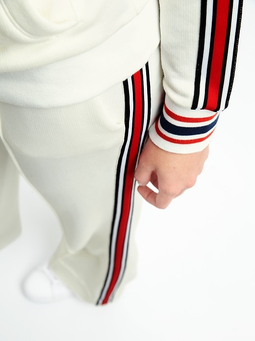 Wide Leg Track Pants with Stripes for Men - Beatrice main image 1