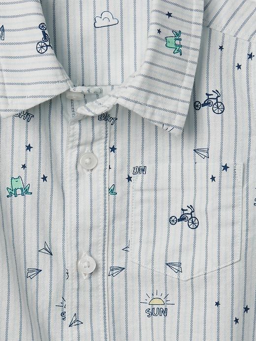 Image number 3 showing, Graphic Oxford Shirt