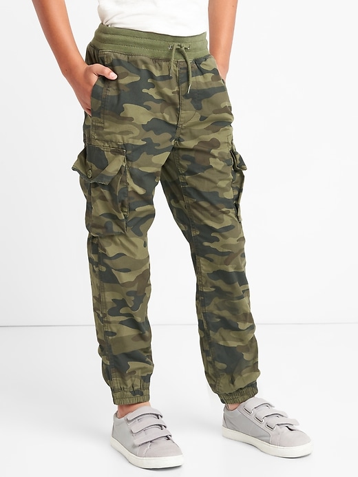 View large product image 1 of 1. Pull-On Cargo Joggers