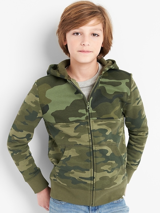 Camo Hoodie Sweatshirt Gap