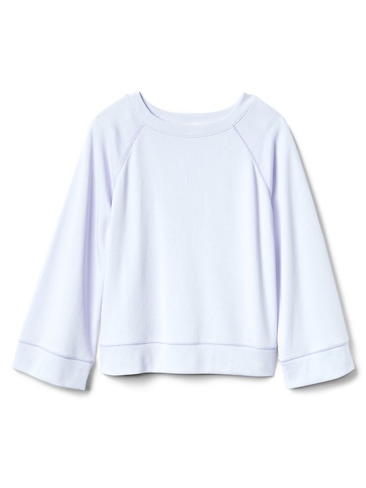 Image number 6 showing, Bell Sleeve Pullover Crewneck Sweatshirt