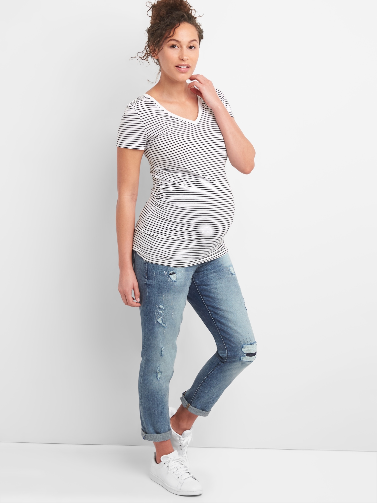 gap maternity girlfriend jeans
