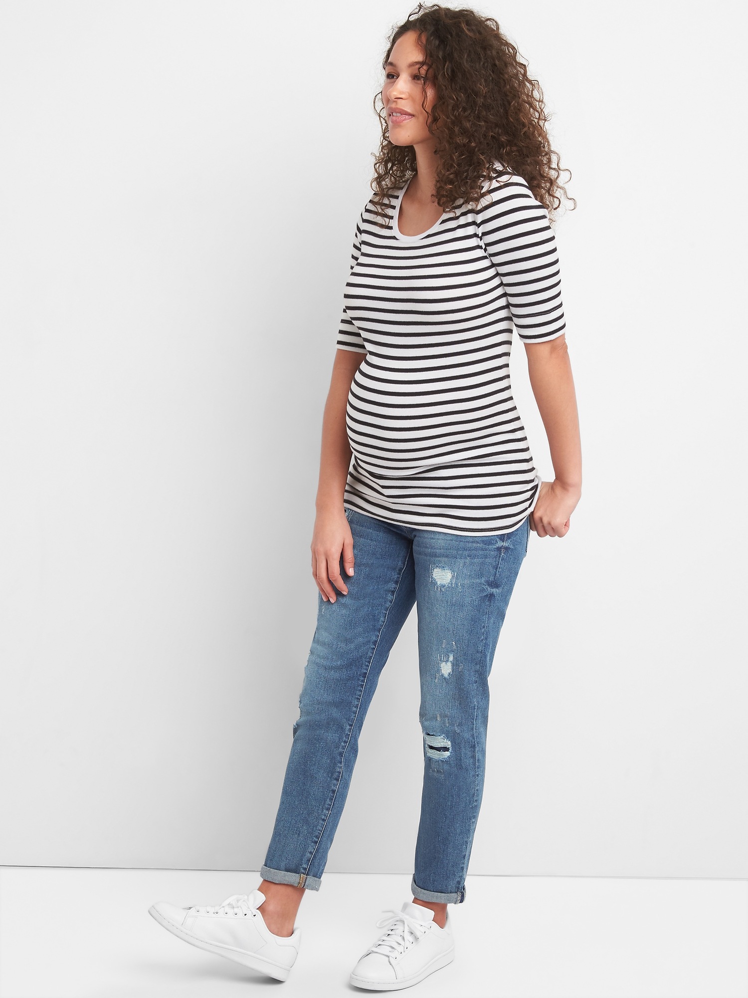 gap maternity girlfriend jeans