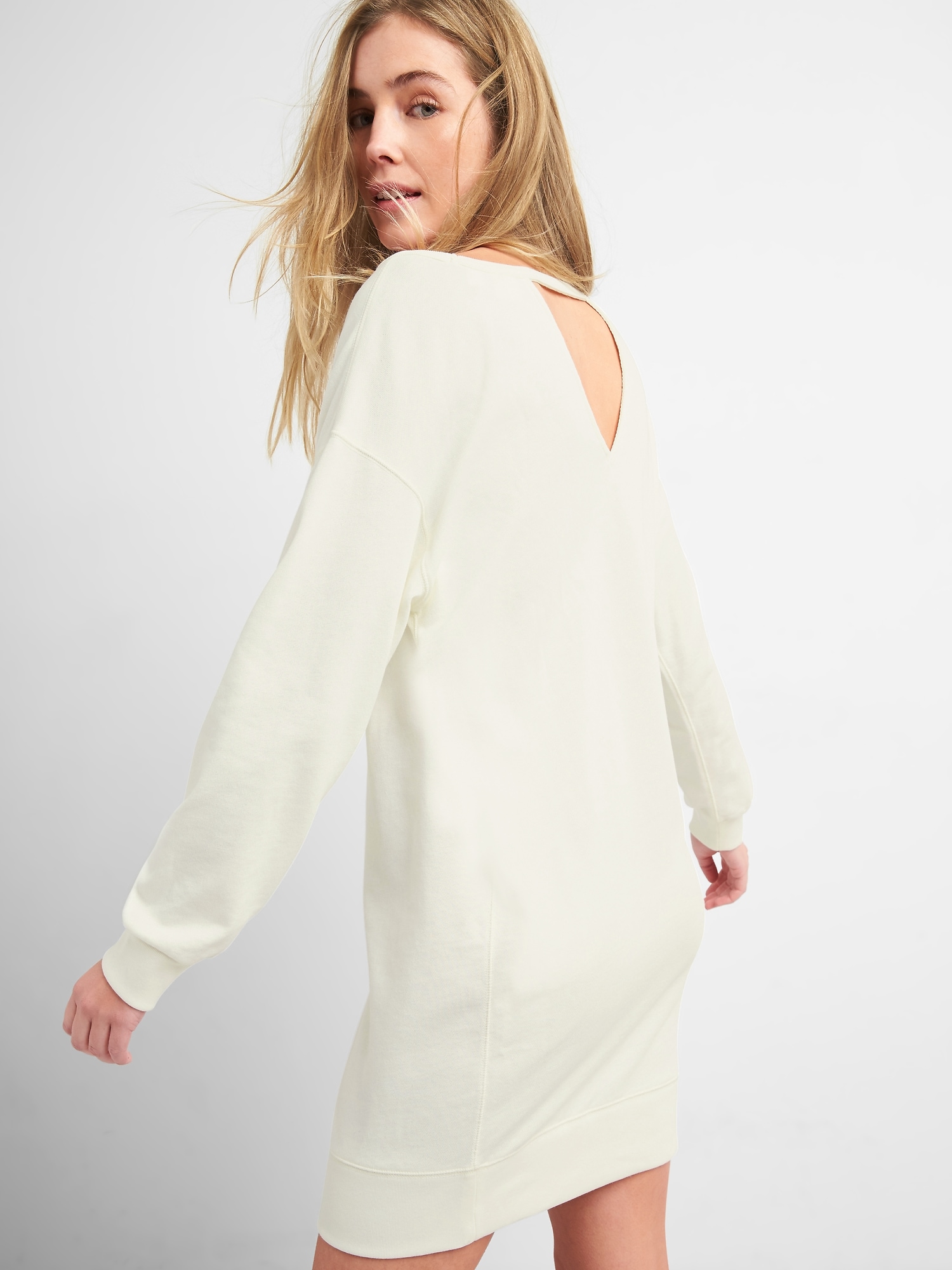 Pullover Sweatshirt Dress in French Terry Gap