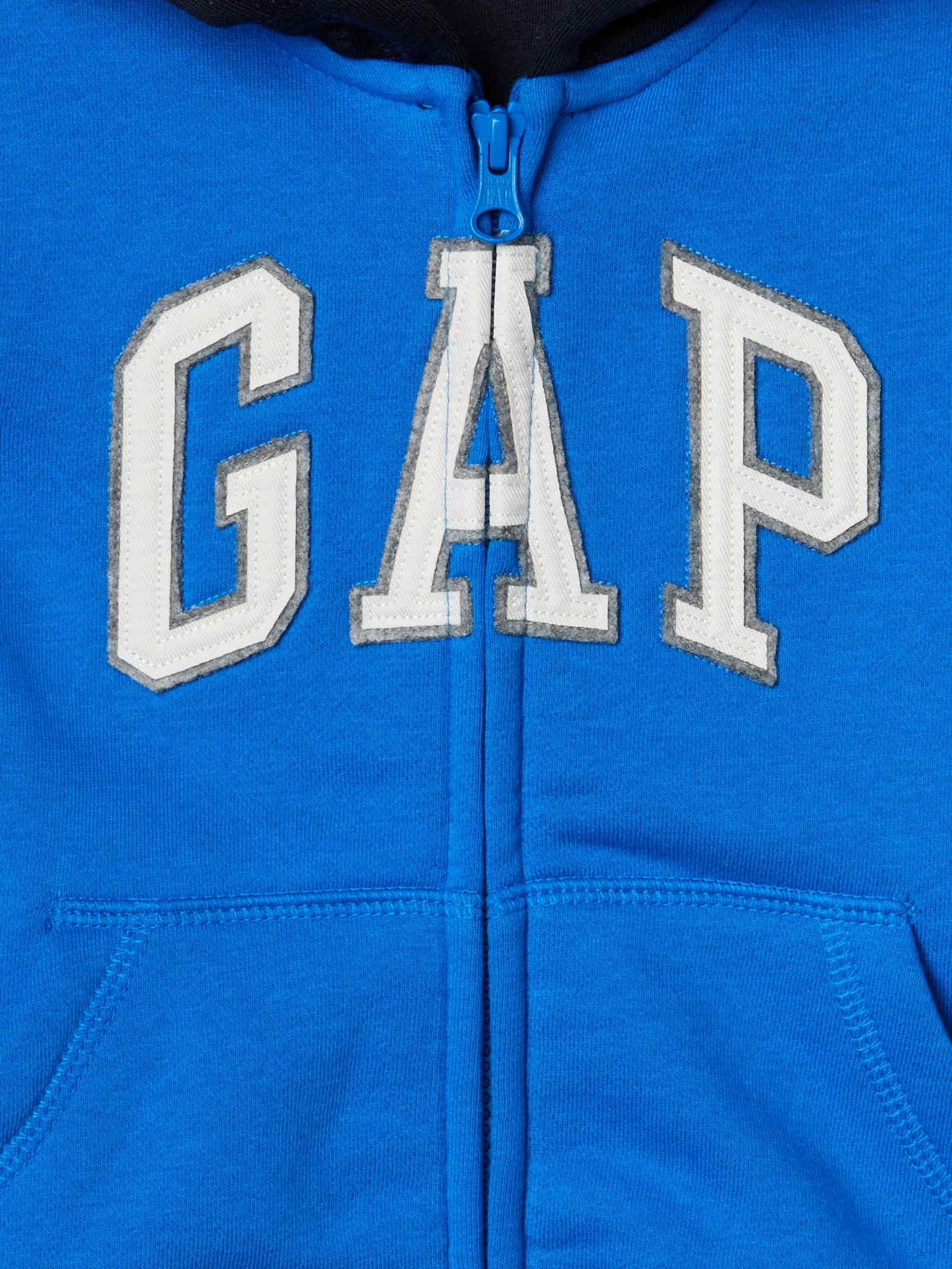 Logo Zip Hoodie Sweatshirt | Gap