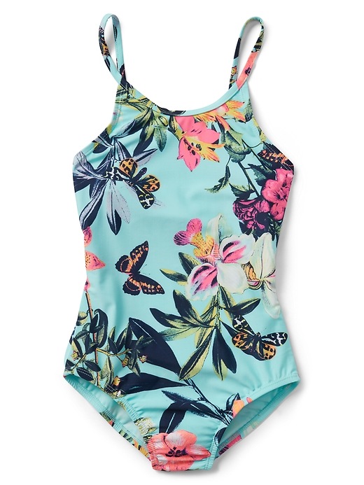 Image number 1 showing, Floral Swim One-Piece