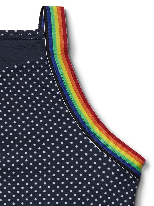 Image number 3 showing, Rainbow Dot Swim Two-Piece