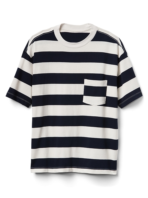 Image number 6 showing, Heavyweight Stripe Pocket T-Shirt