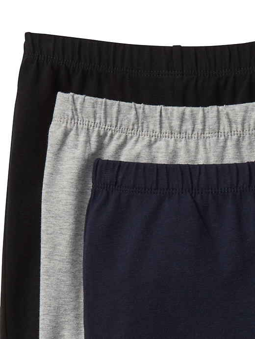 2 of 8 showing, with the color multi of product Kids Leggings in Stretch Jersey (3-Pack)