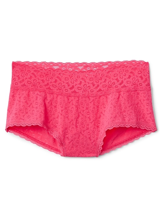 1 of 8 showing, with the color rosehip of product Lace Shorty