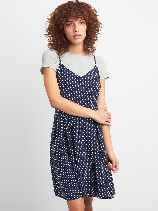 gap cami fit and flare dress Fit & Flare Cami Mini Dress