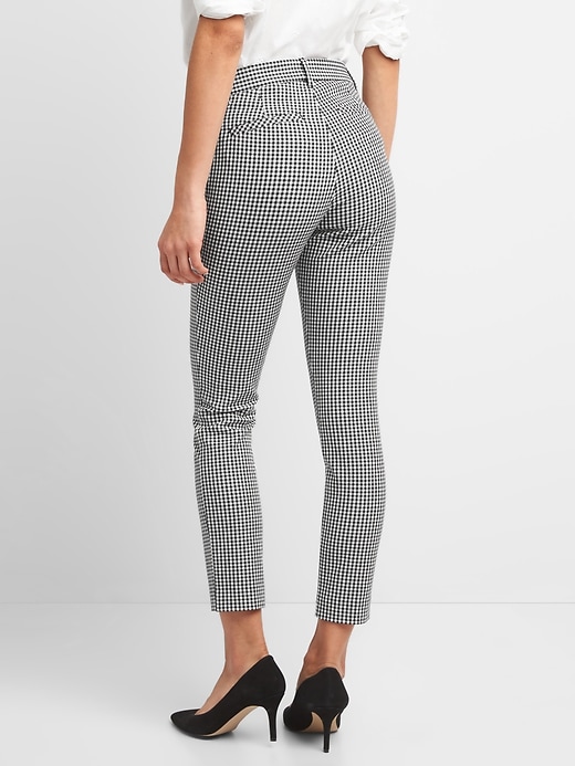 Image number 2 showing, Gingham Skinny Ankle Pants