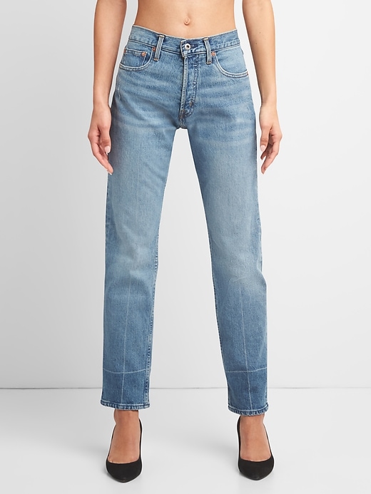 Image number 7 showing, Cone Denim&#174 Super High Rise Straight Jeans
