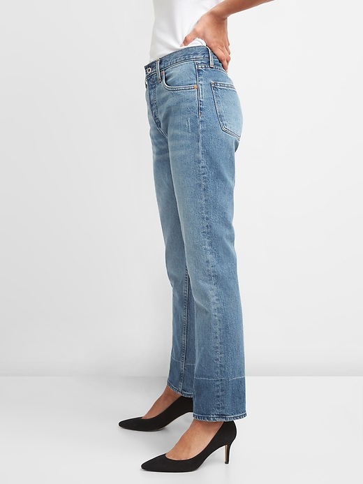 Image number 5 showing, Cone Denim&#174 Super High Rise Straight Jeans