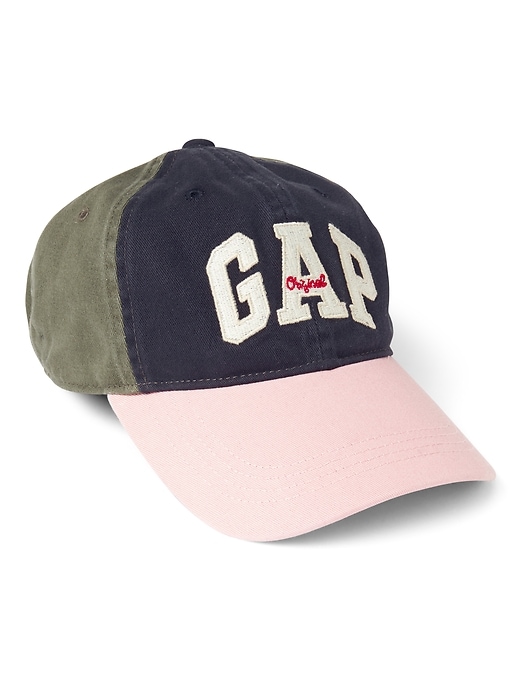 1 of 8 showing, with the color pink colorblock of product Logo Baseball Hat