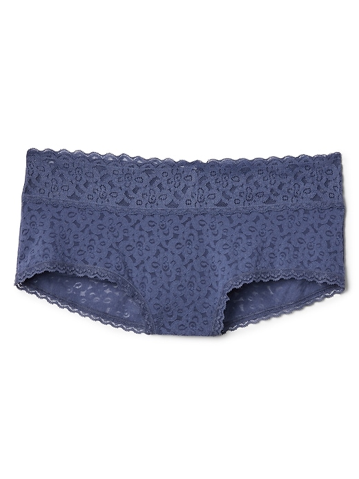 1 of 8 showing, with the color quiet blue of product Lace Shorty