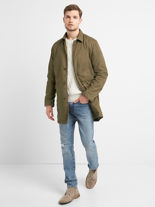 Image number 3 showing, Casual Mac Jacket in Twill