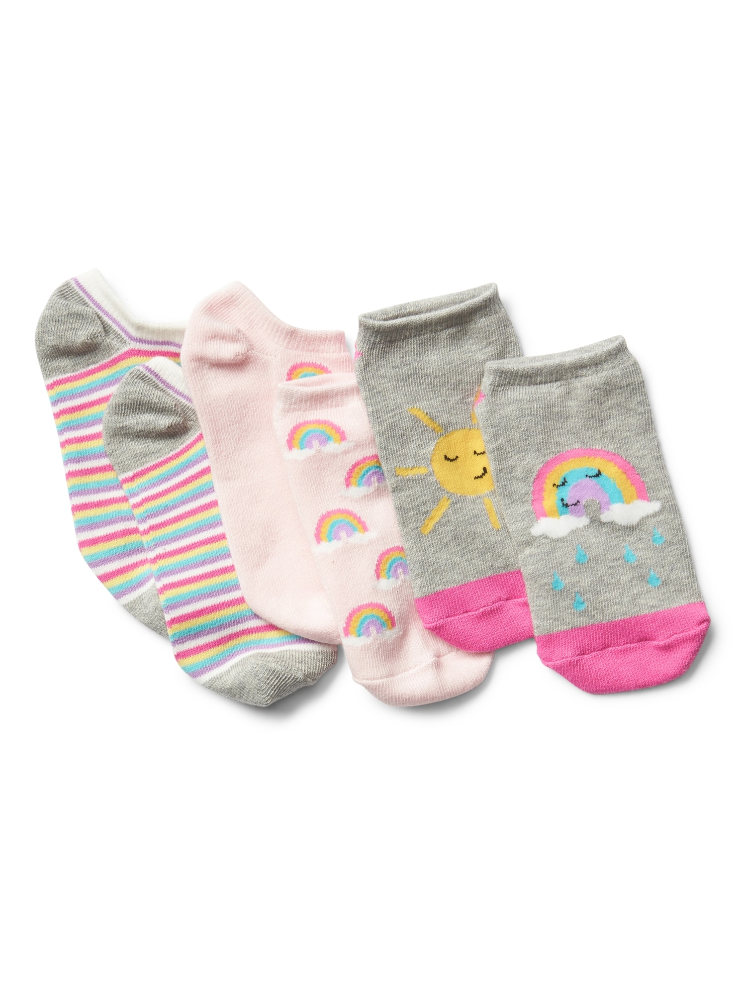 Graphic Ankle Socks (3Pairs) Gap