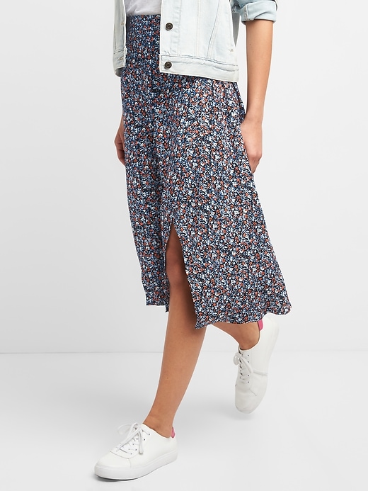 Image number 5 showing, Wrap Midi Skirt