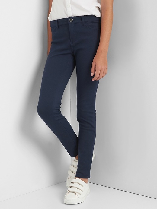 Image number 2 showing, Kids Uniform Ponte Pants