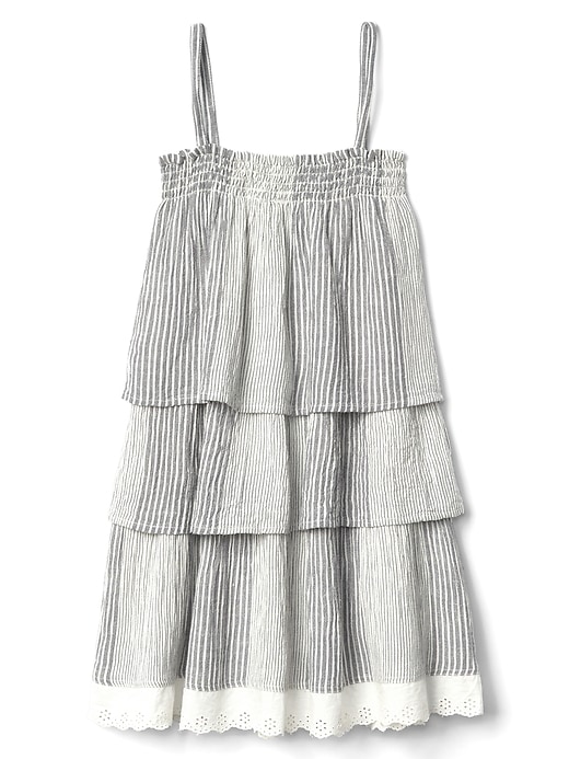 Image number 1 showing, Stripe tier spaghetti dress