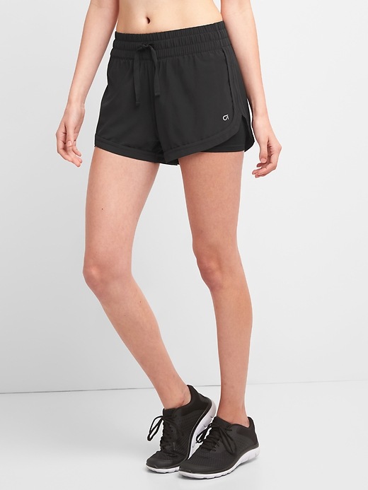 Image number 8 showing, GapFit 5" Double-Layer Running Shorts