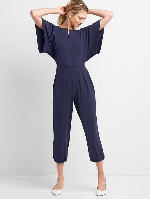 View large product image 1 of 1. Kimono Sleeve Jumpsuit