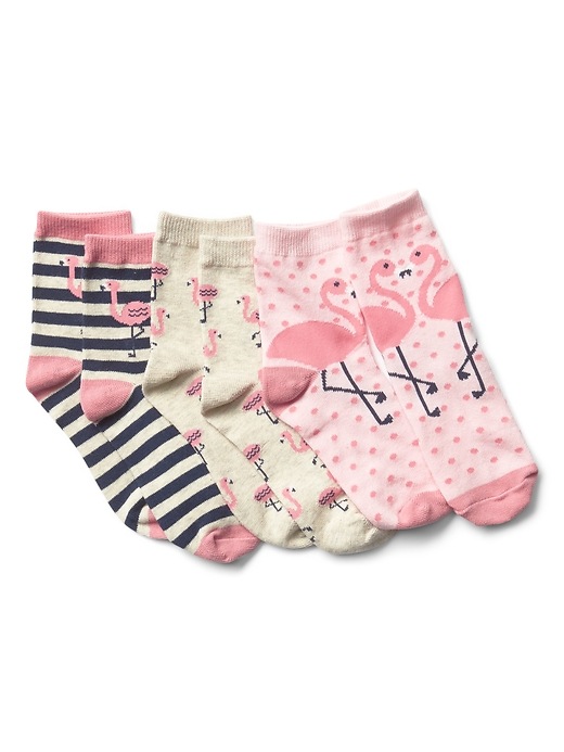 View large product image 1 of 1. Graphic Crew Socks (3-Pairs)