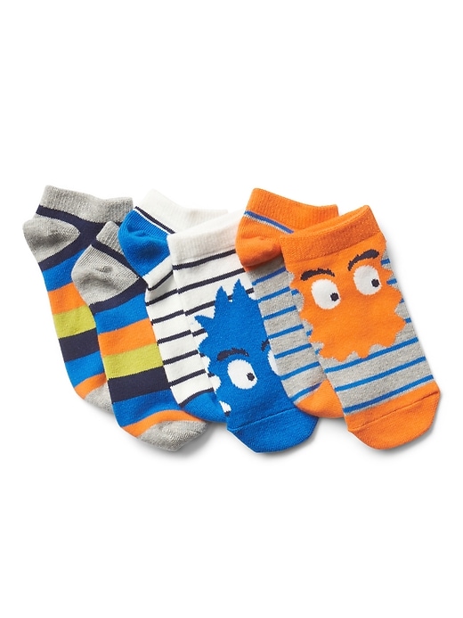 View large product image 1 of 1. Kids Space No-Show Socks